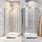 Фото по теме: Душевой угол 800х800 мм против 900х900 мм: стандарты размаха локтей