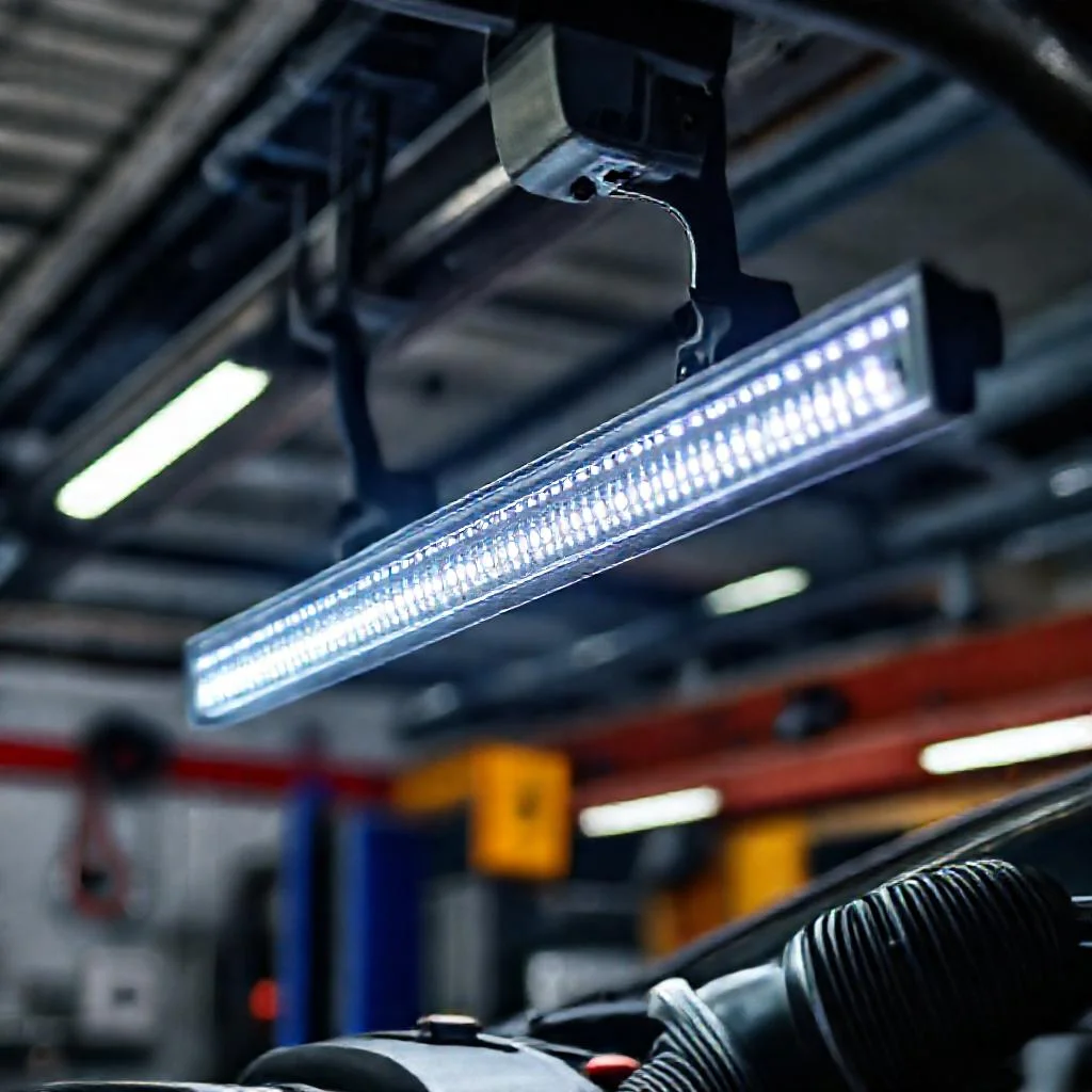 Детальное фото: Парящий профиль с LED лентой против установки классических потолочных карнизов