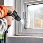 Фото по теме: Продувание створки окна Veka Softline со стороны петель