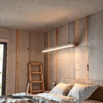 Фото по теме: Смета на монтаж парящего профиля ПК-15 с рассеивателем и LED лентой в спальне