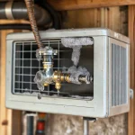 Фото по теме: Обмерзание газового вентиля на внешнем блоке сплит-системы