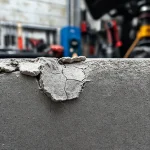 Фото по теме: Бухтение цементной штукатурки на гладком монолитном бетоне