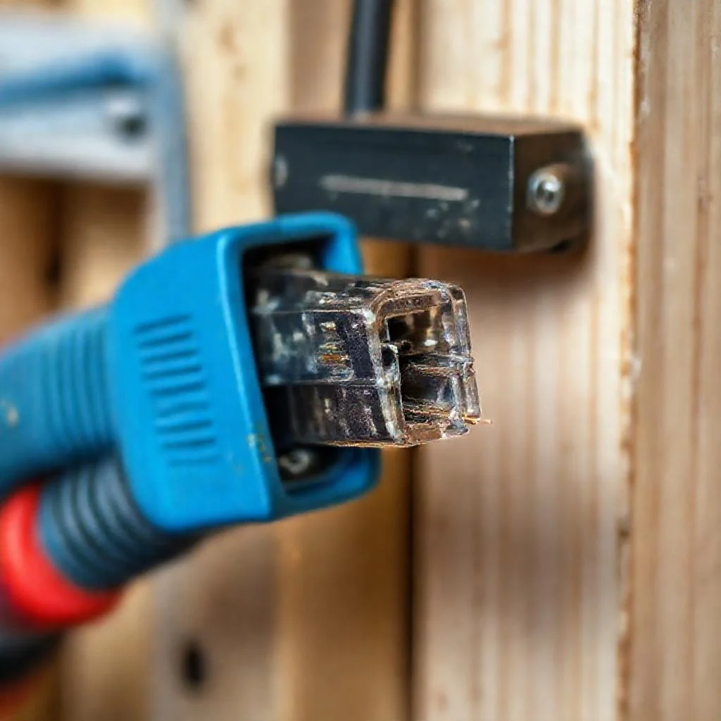 Детальное фото: 7 ошибок при обжиме витой пары коннекторами RJ-45
