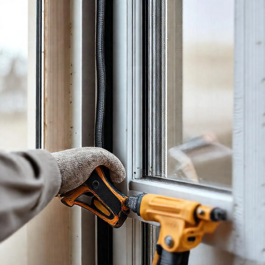 Фото по теме: Как заменить резиновый уплотнитель на окнах Veka Softline