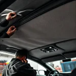 Фото по теме: Технология монтажа тканевого натяжного потолка в багет-прищепку